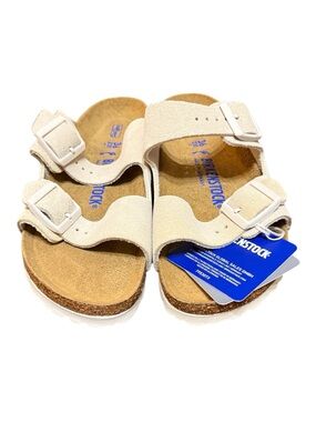 Birkenstock Arizona BS Modern Suede Antique White Sandals EU 36 Narrow